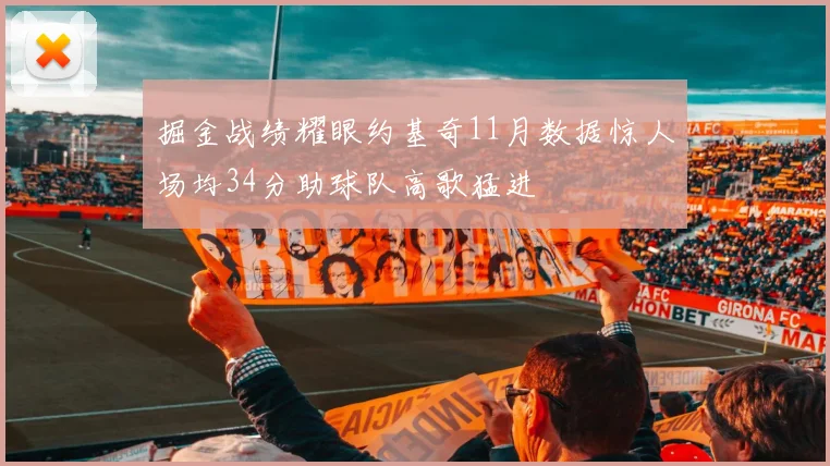 掘金战绩耀眼约基奇11月数据惊人场均34分助球队高歌猛进